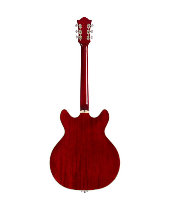 Guild Starfire Deluxe Double Cut Vibrato Electric Guitar, Cherry