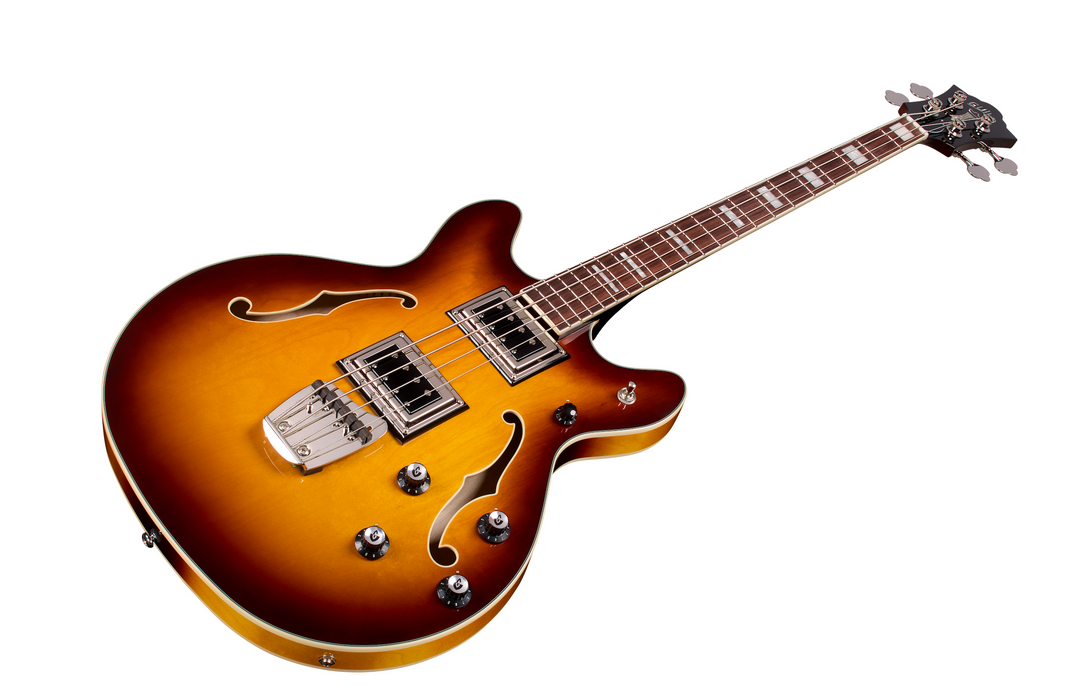 Guild Starfire Deluxe Bass Bass Guitar, Sweet Tea