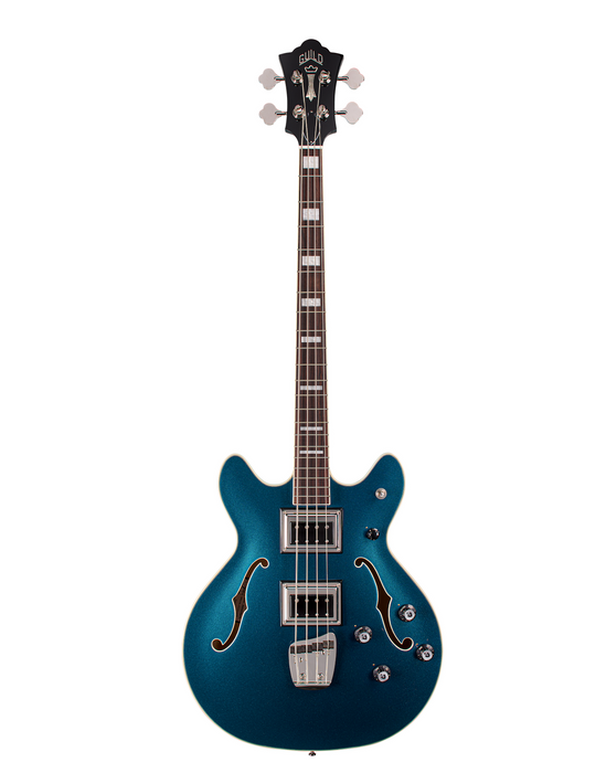 Guild Starfire Deluxe Bass Bass Guitar, Teal The Deal