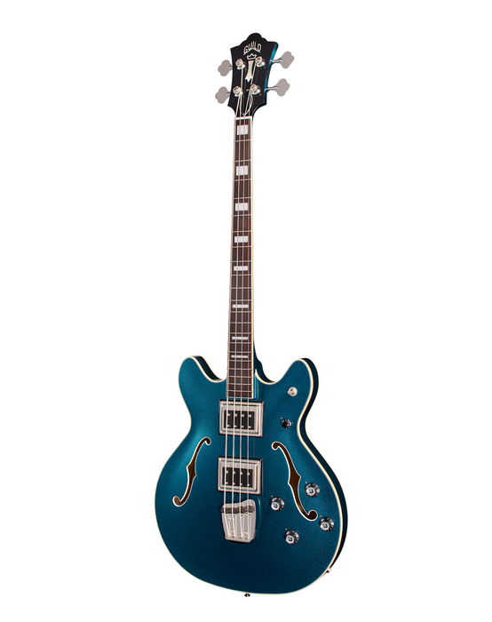 Guild Starfire Deluxe Bass Bass Guitar, Teal The Deal
