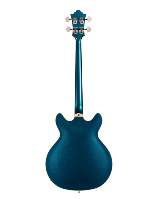 Guild Starfire Deluxe Bass Bass Guitar, Teal The Deal