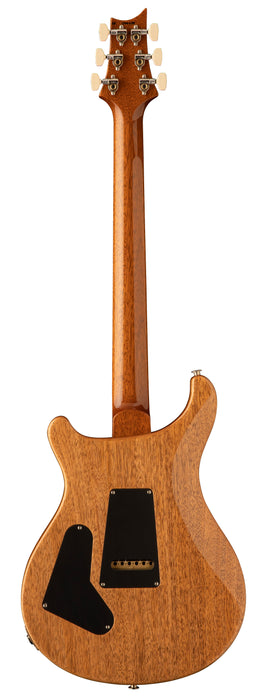 PRS Custom 24, Black Rainbow Holoflake Top & Binding (Natural Back)