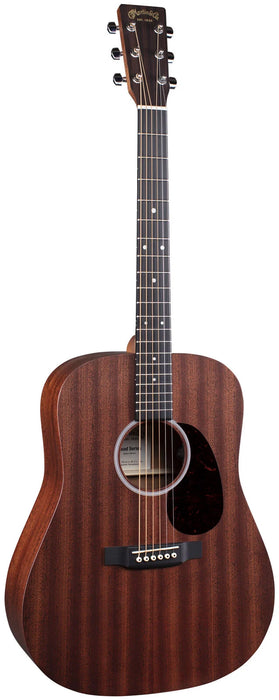 Martin D-10E-01, Satin, Sap/Sap w/Softshell, Left-Handed