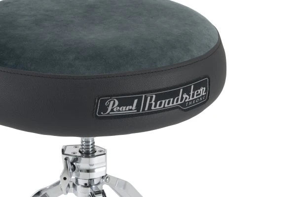 Pearl Drummer's Throne w/Black Cloth Seat Top