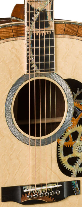 Martin Acoustic Guitar, D-200 Deluxe w/Molded Hardshell Case