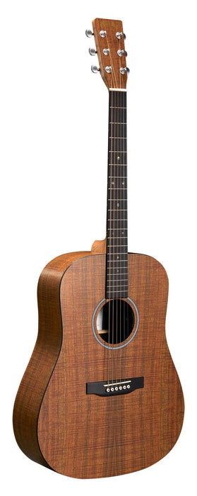 Martin D-X1E, HPL Koa/Koa w/Softshell, Left-Handed