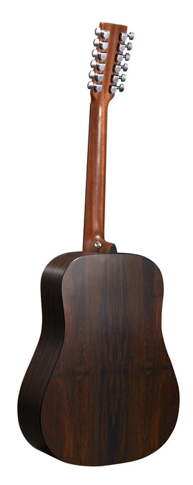 Martin D-X2E 12 String, Sit/FauxBraz HPL w/Softshell, Left-Handed
