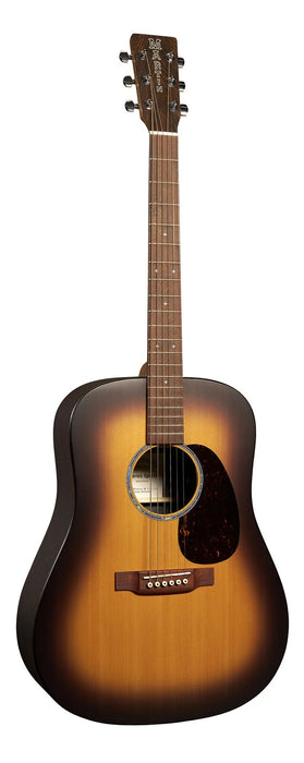 Martin Left-Handed Acoustic Guitar D-X2E, Brazilian Burst Special w/Softshell