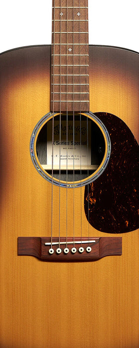 Martin Acoustic Guitar D-X2E, Brazilian Burst Special w/Softshell