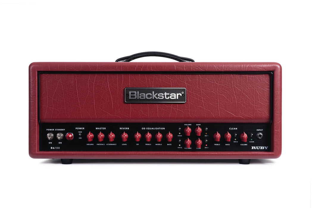 Blackstar DA100 Doug Aldrich 100-Watt Tube Amplifier Head, Ruby