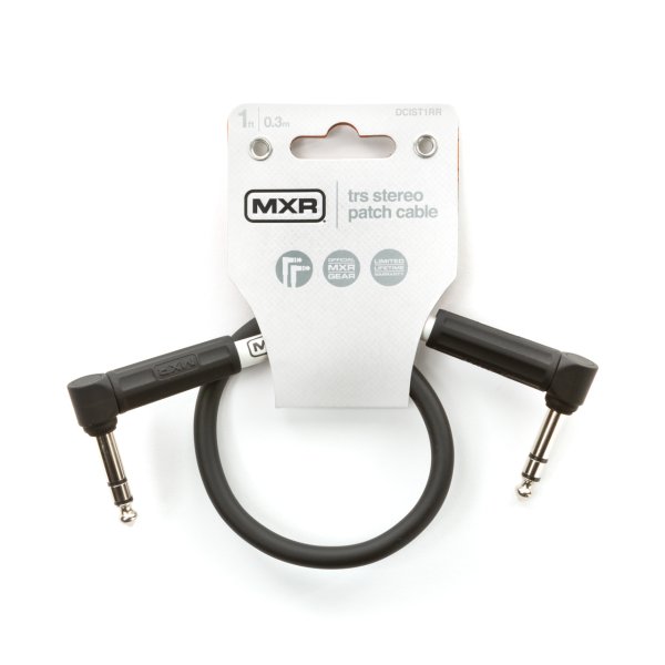 MXR 1ft TRS Stereo Cable, Right / Right