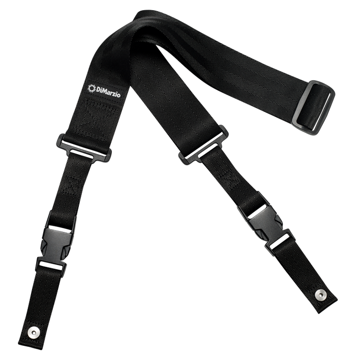 DiMarzio Black  2 Inch Nylon ClipLock® Guitar Strap