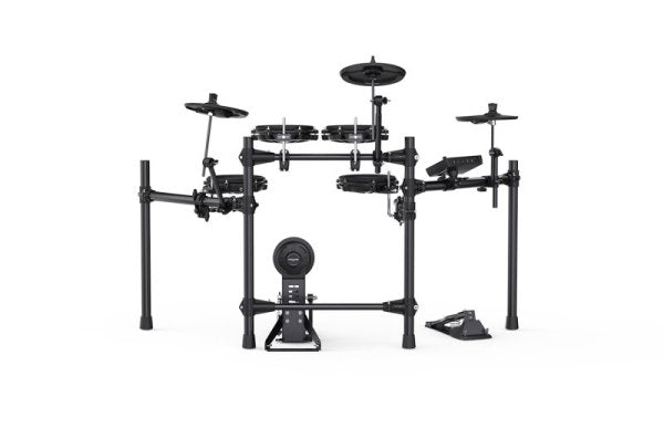 NuX DM-210-K All Mesh Head Digital Drum Kit w/ Motorcycle Style Drum Throne
