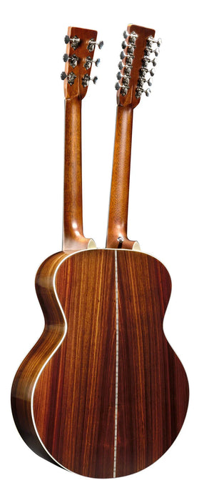 Martin Acoustic Guitar, Grand J-28E Double Neck w/Molded Hardshell Case