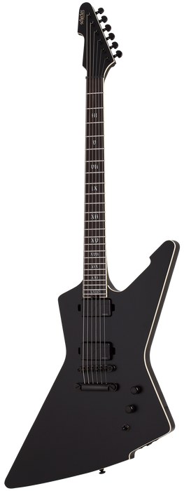 Schecter E-1 SLS Evil Twin Electric Guitar - Satin Black