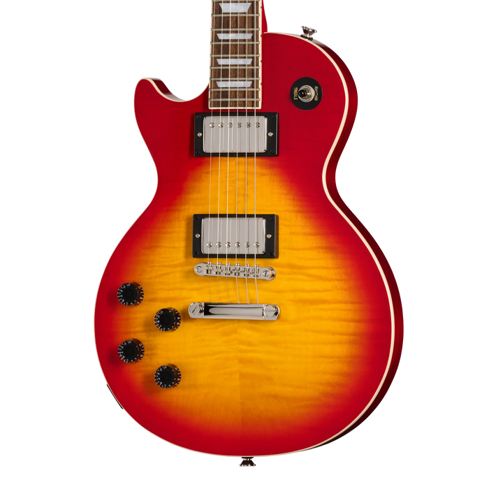 Epiphone Les Paul Tribute Plus Left-Handed Electric Guitar, Heritage Cherry Sunburst