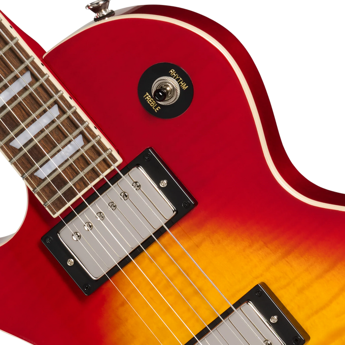 Epiphone Les Paul Tribute Plus Left-Handed Electric Guitar, Heritage Cherry Sunburst