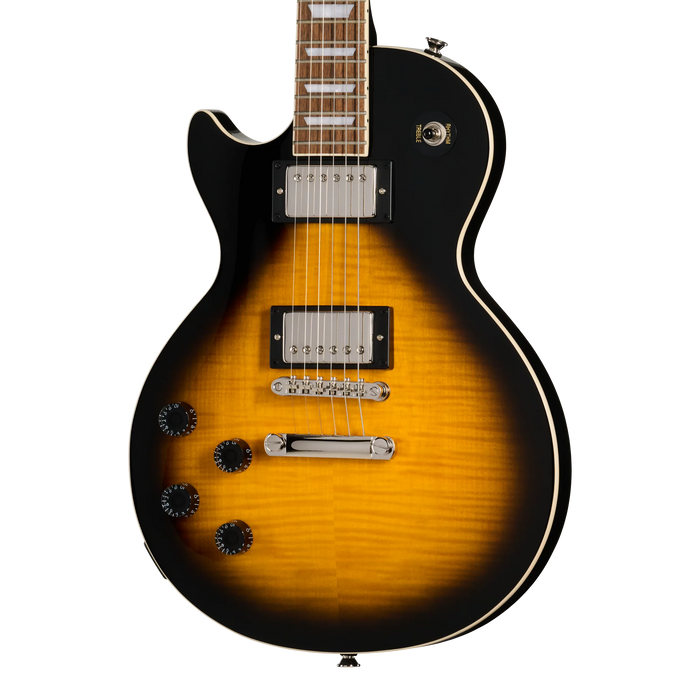 Epiphone Les Paul Tribute Plus Left-Handed Electric Guitar, Vintage Sunburst