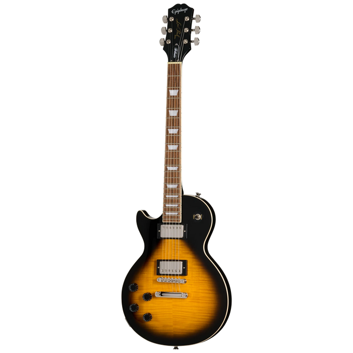 Epiphone Les Paul Tribute Plus Left-Handed Electric Guitar, Vintage Sunburst