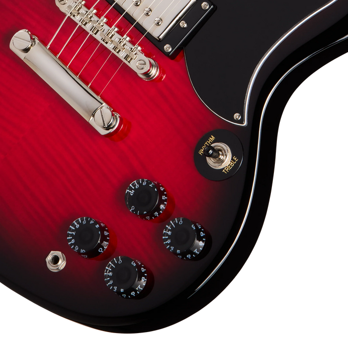 Epiphone SG Tribute Plus Electric Guitar, Heritage Cherry Burst