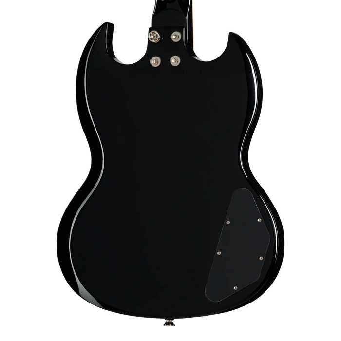 Epiphone Les Paul Tribute Plus Left-Handed Electric Guitar, Transparent Ebony Burst