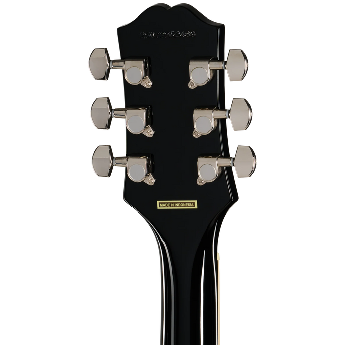 Epiphone Les Paul Tribute Plus Left-Handed Electric Guitar, Transparent Ebony Burst
