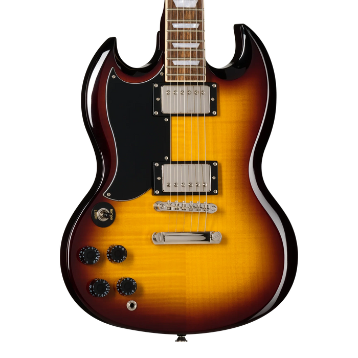 Epiphone SG Tribute Plus Electric Guitar Left-Handed, Vintage Sunburst