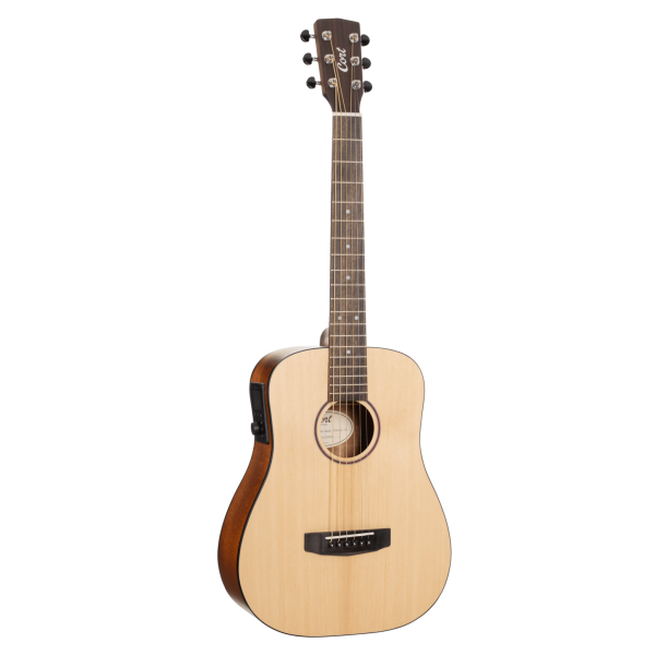 Cort Earth GO Series Acoustic Guitar with HyVibe H2, Gigbag,  Open Pore Natural
