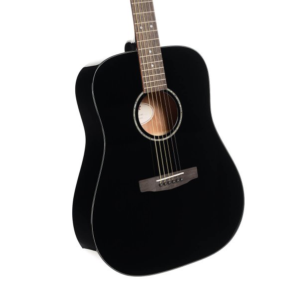 Cort Guitars Earth Series Acoustic Guitar, Black