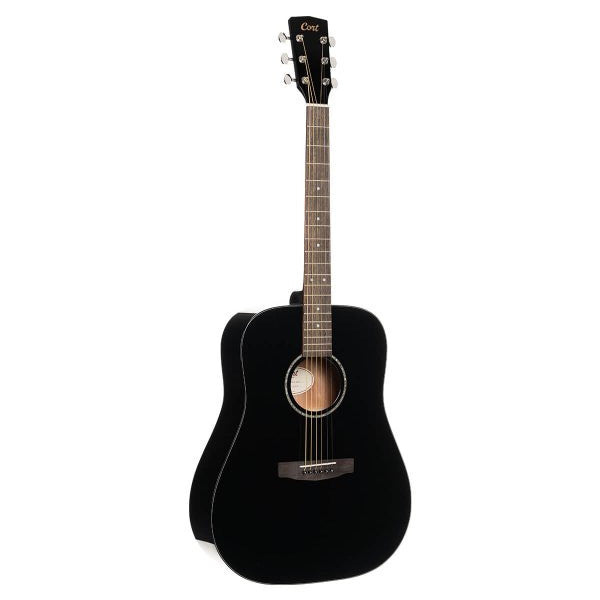 Cort Guitars Earth Series Acoustic Guitar, Black