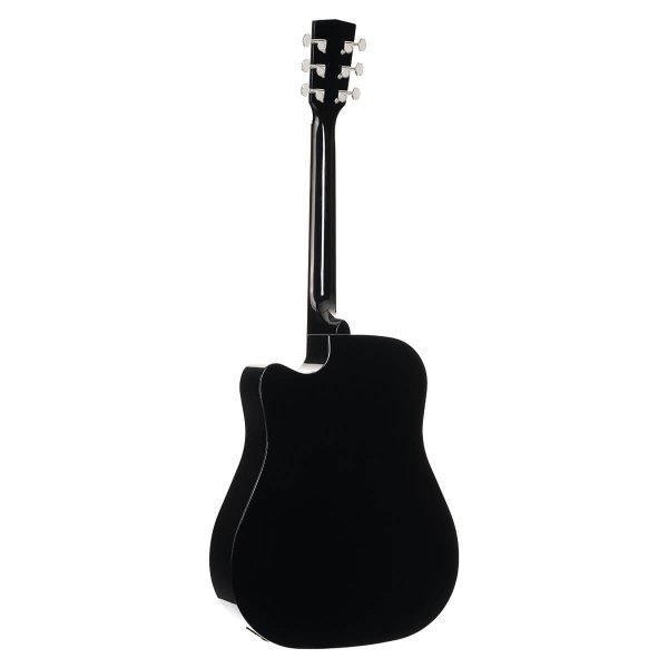 Cort Guitars Earth Series Acoustic/Electric Guitar, Black