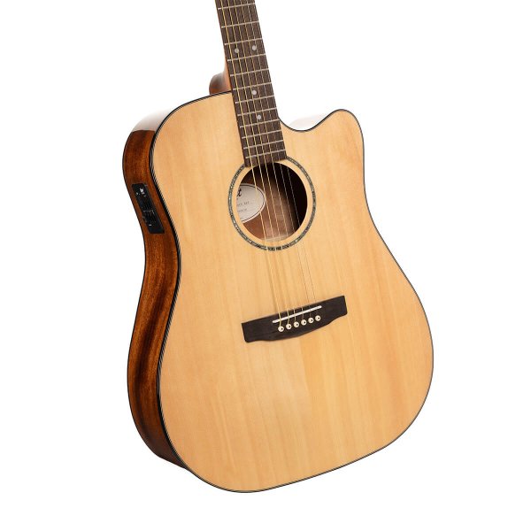 Cort Guitars Earth Series Acoustic/Electric Guitar, Natural