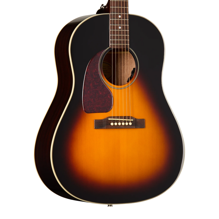 Epiphone J-45 Studio Acoustic/Electric Guitar w/Gigbag Left-Handed, Vintage Sunburst