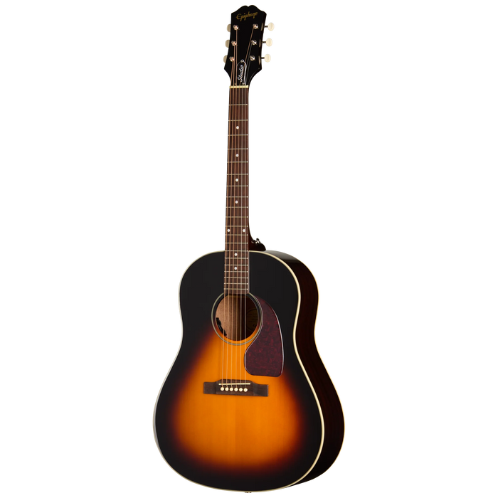 Epiphone J-45 Studio Acoustic/Electric Guitar w/Gigbag, Vintage Sunburst