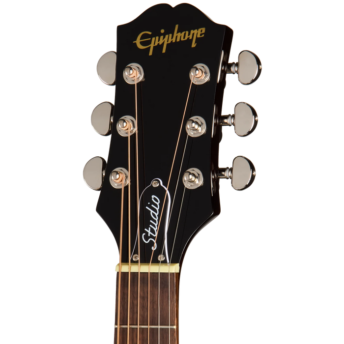 Epiphone J-45 Studio EC Acoustic/Electric Guitar w/Gigbag Left-Handed, Vintage Sunburst