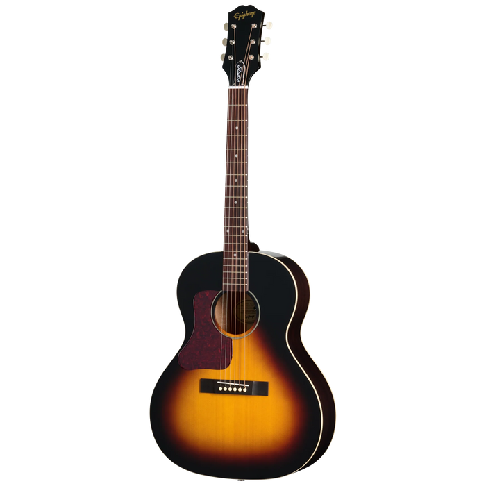 Epiphone Blues King Studio Acoustic/Electric Guitar w/Gigbag, Dark Burst