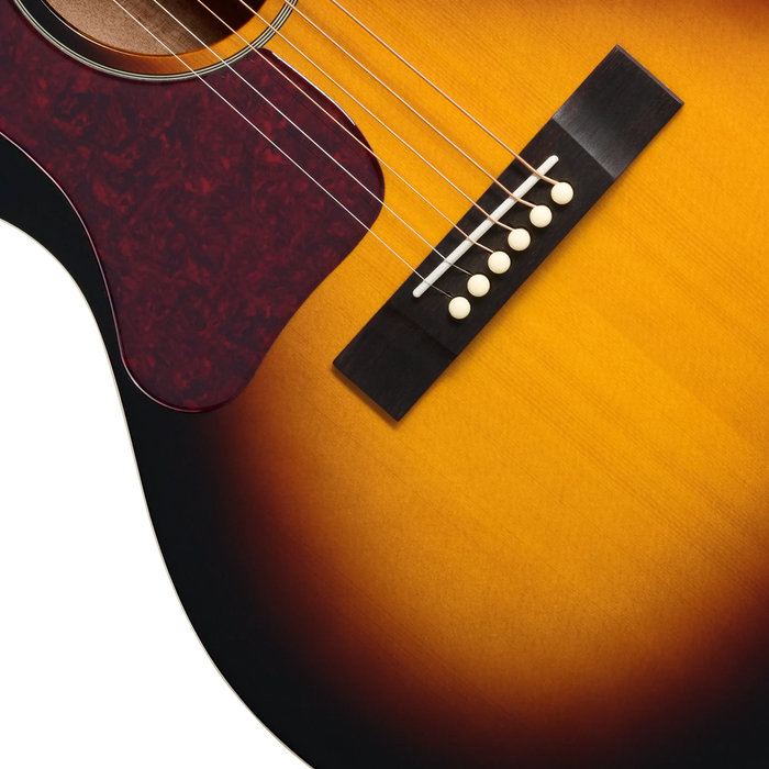 Epiphone Blues King Studio Acoustic/Electric Guitar w/Gigbag Left-Handed, Dark Burst