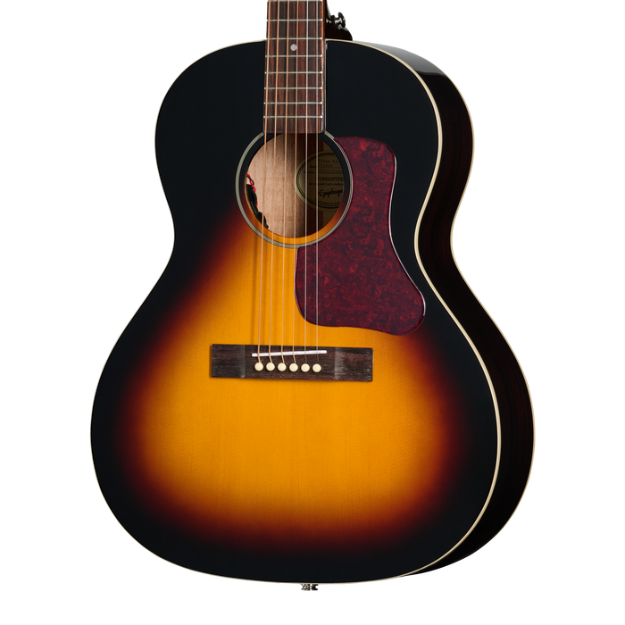 Epiphone Blues King Studio Acoustic/Electric Guitar w/Gigbag, Dark Burst