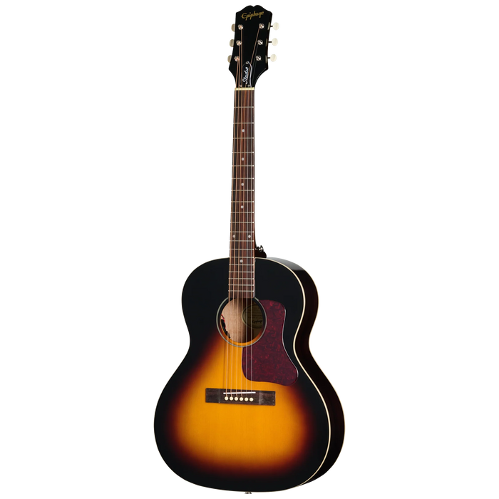 Epiphone Blues King Studio Acoustic/Electric Guitar w/Gigbag, Dark Burst