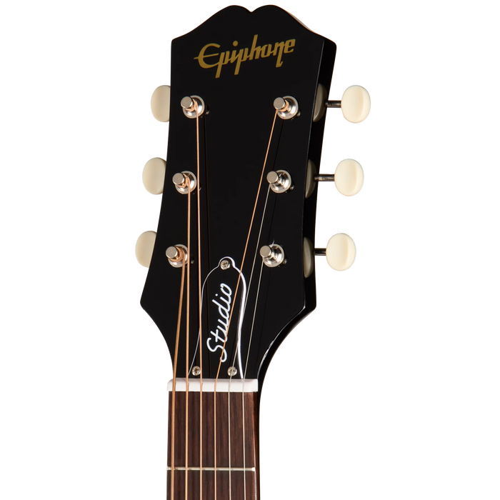 Epiphone Blues King Studio Acoustic/Electric Guitar w/Gigbag, Ebony
