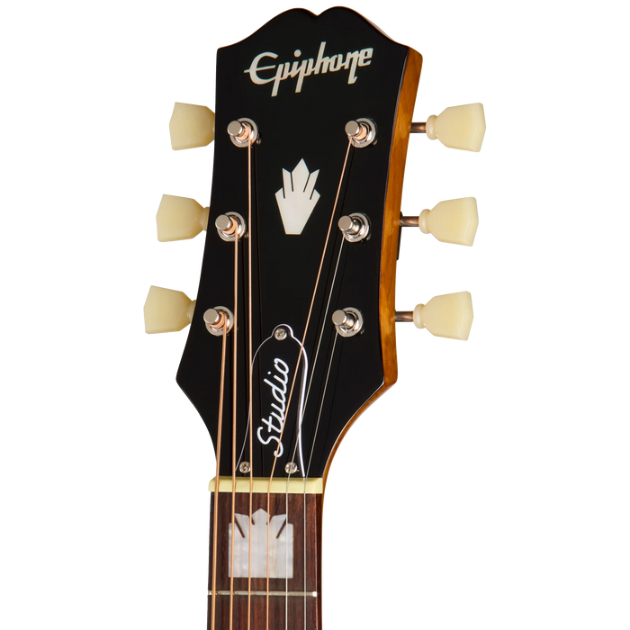 Epiphone J-200 Studio Acoustic/Electric Guitar w/Gigbag, Natural