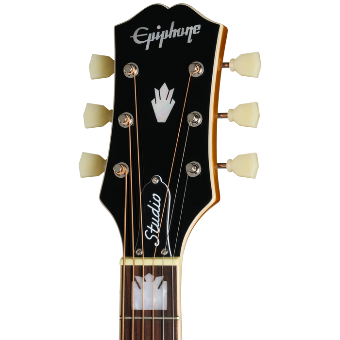 Epiphone J-200 Studio EC Acoustic/Electric Guitar w/Gigbag, Natural