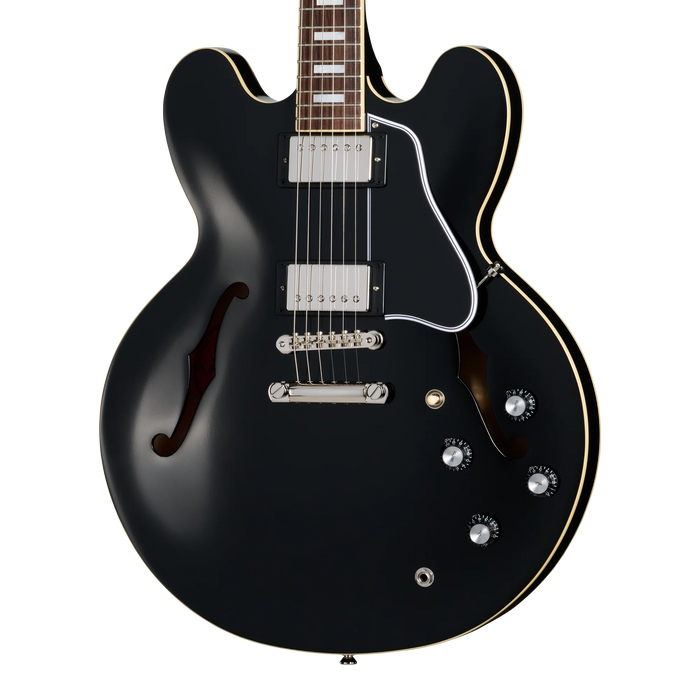 Epiphone 1962 ES-335 Reissue Electric Guitar w/Hardshell Case, Ebony