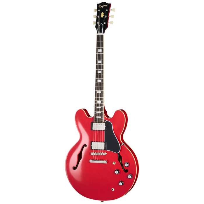 Epiphone 1962 ES-335 Reissue Left-Handed w/Harshell Case, Sixties Cherry