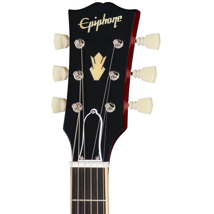 Epiphone 1962 ES-335 Reissue Left-Handed w/Harshell Case, Sixties Cherry