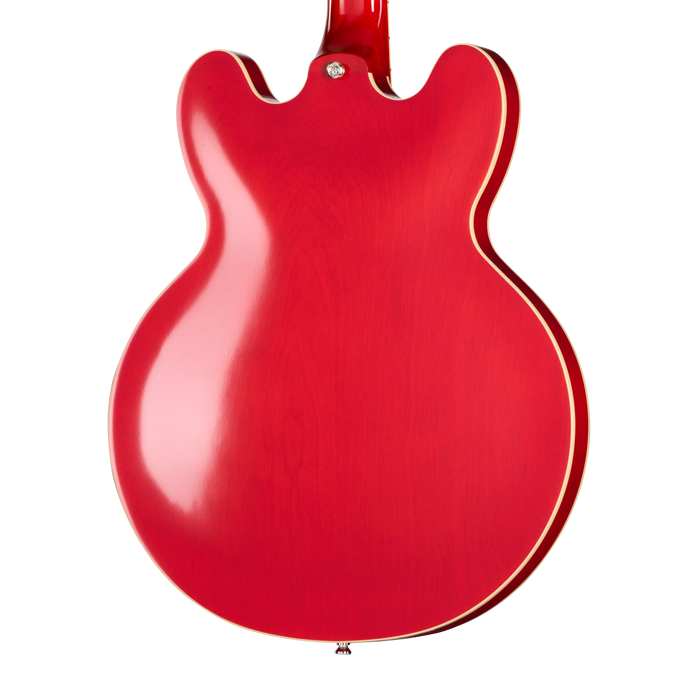 Epiphone 1962 ES-335 Reissue Left-Handed w/Harshell Case, Sixties Cherry