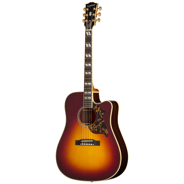 Epiphone Inspired by Gibson Custom Hummingbird Deluxe EC, Automn