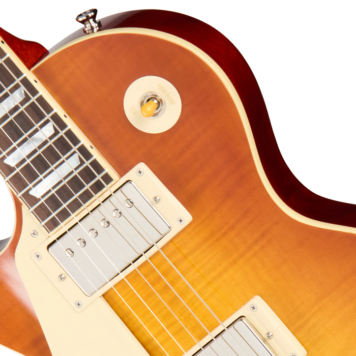 Epiphone 1960 Les Paul Standard Left-Handed w/Hardshell Case, Iced Tea Burst