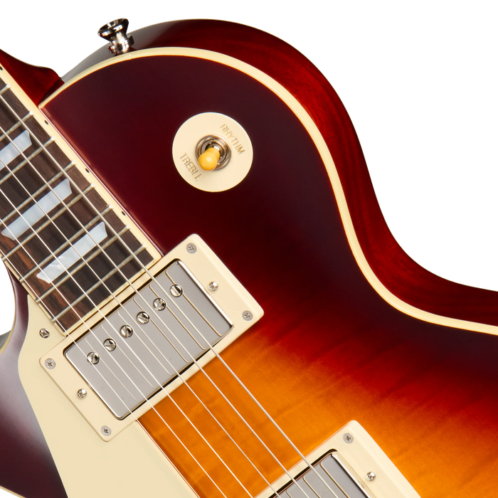 Epiphone 1959 Les Paul Standard Left-Handed w/Hardshell Case, Deep Cherry Burst