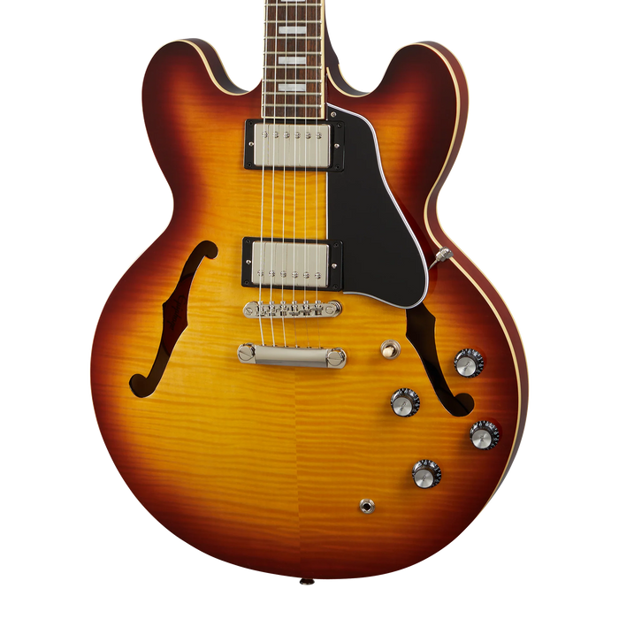 Epiphone Inspired by Gibson ES-335 Figured, Raspberry Tea
